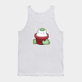 Flowerpot Cat Tank Top